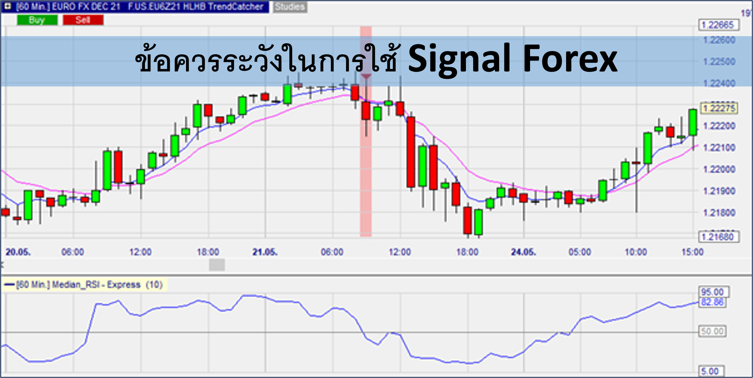 ข้อควรระวังในการใช้ Signal Forex