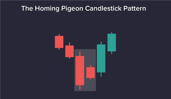 รูปแบบกราฟ Homing Pigeon Candlestick