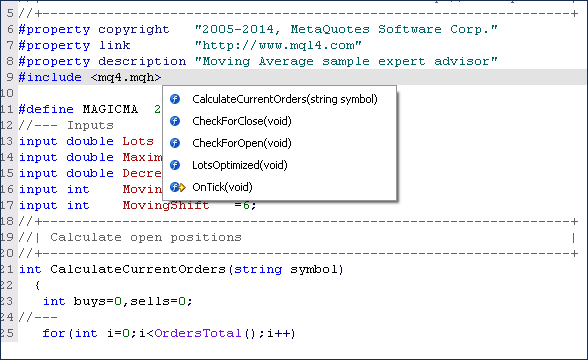 เขียน EA ด้วย MQL4